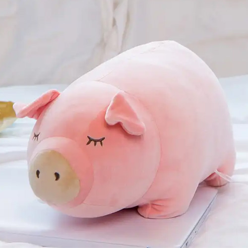 Custom soft pig toy stuffed animal plush toy for kids