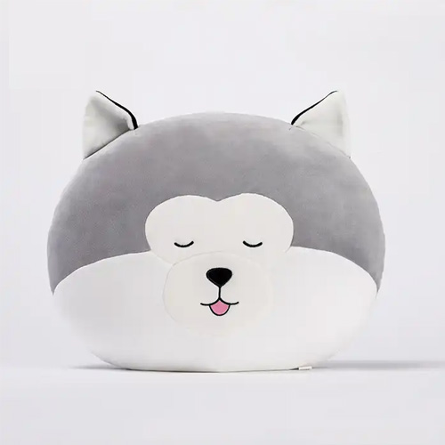 Customized sofa cute dog plush toy decorative cushion pillow