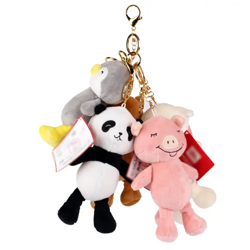 10cm Animal Shaped Cute Mini Plush Penguin Keychain