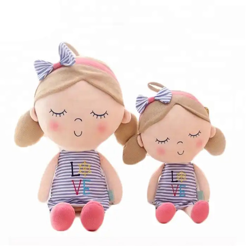 Custom Cute First Love Happy Fabric Girl Rag Doll Juguetes de peluche Stuffed Laruan