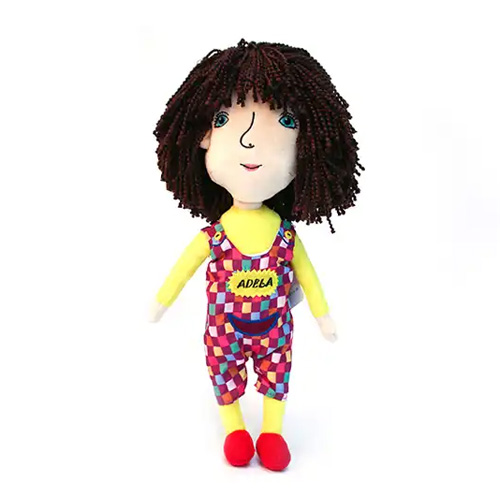 New fashion cute standing custom small plush doll custom American star doll OEM ODM plush idol doll