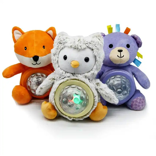 Hot Sale Customized Creative Twinkle Star Glowing LED Night Light Plush Stuffed Glowing Led Light Up Toys