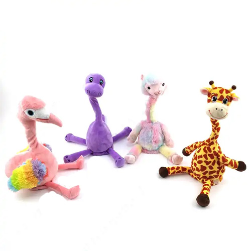 kids custom music toy sets with sound plush animal stuffed toys