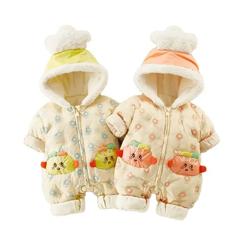 New baby clothes Fall and winter clothes for boys and girls down jacket jumpsuit for wear outside winter