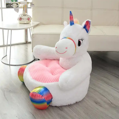 Baby Animal Sofa Support Seat Plush Chair Soft Stuffed Bear Panda Duck Baby Plush Cartoon Cushion Sofas